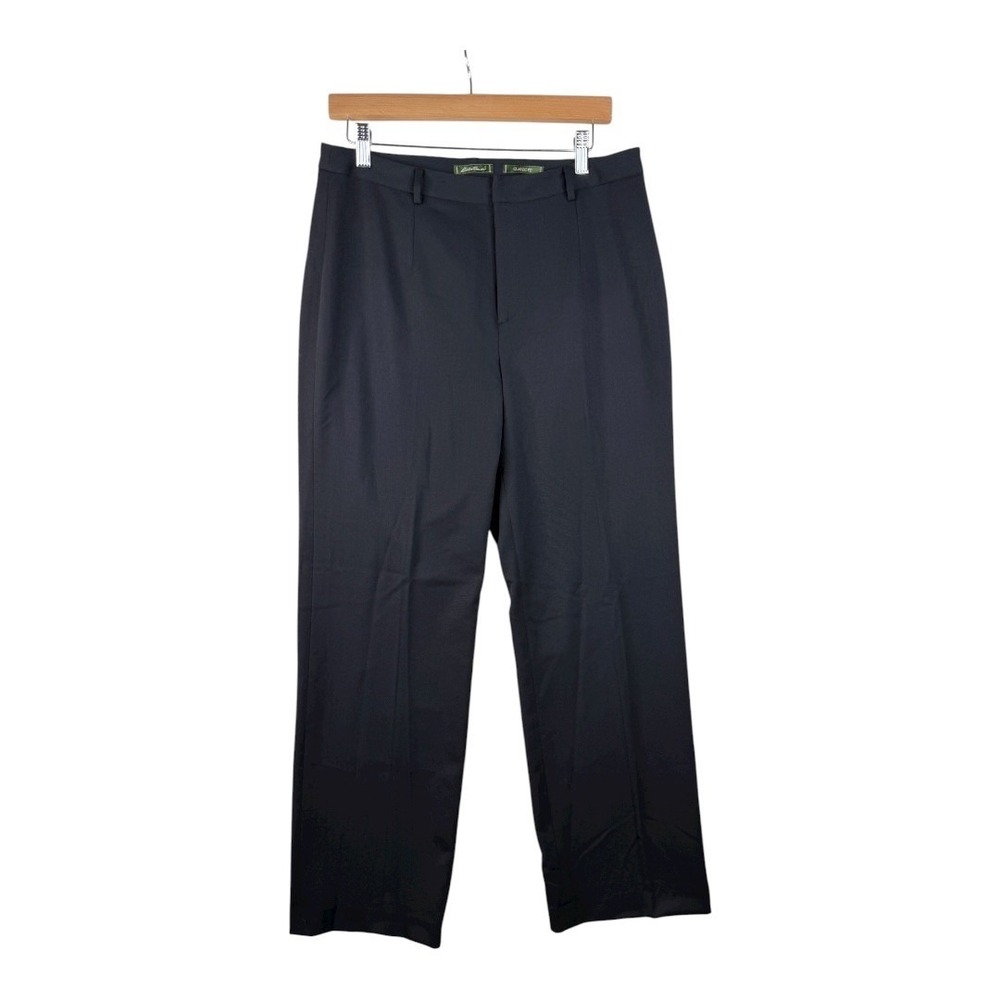 New Eddie Bauer Classic Fit Pants size 10‎ Black